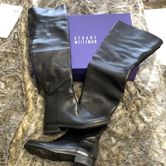 Stuart Weitzman Hilo Over the Knee Flat Boots - Picture 2 of 6